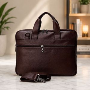 Mont Blanc Leather Laptop Bag