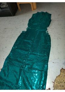 Stunning Teal Sequin Dress