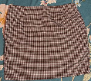 Trendy Plaid Mini Skirt
