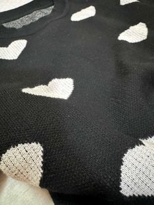 Cute Mini heart Black top