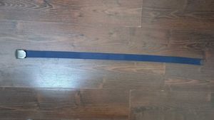 Men's Blue Canvas Belt