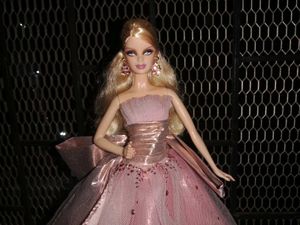 Sparkling Pink Ball Gown Barbie Doll