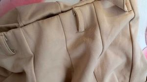 beige skirt or skort with in-built shorts