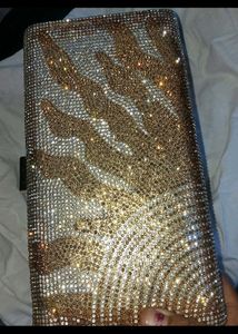 Sparkling Rhinestone Clutch Bag