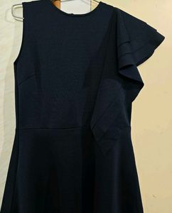 New Navy Ruffle Dress👗