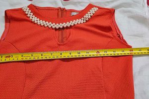 Mango Pearl-Embellished Sleeveless Peplum