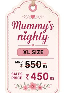 New Mummy's Nighty XL stock clearance