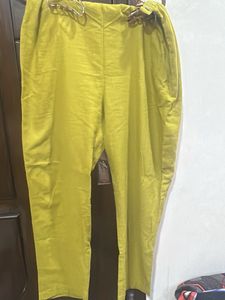 Stylish Yellow Kurta Set with Deer Print