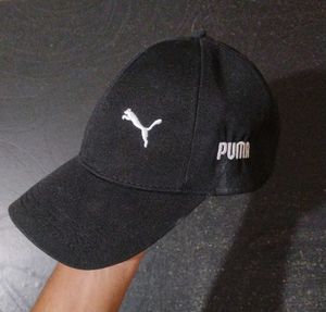 PUMA Black Adjustable Hat
