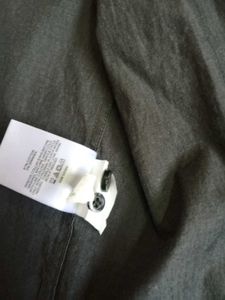 Men's Charcoal Grey Button-Up Shirt