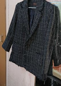 Checkered Blazer