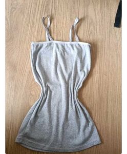 combo y2k cami top navy blue n grey comb