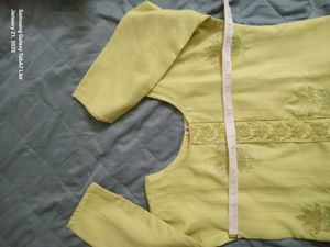 New Mustard Kurthi