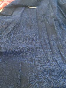 Elegant Navy Blue  lehenga choli with d