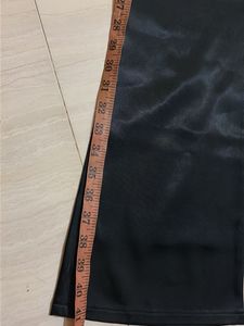 Black Flare Satin Pants