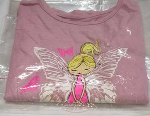Cute Fairy Print T-Shirt beautiful look