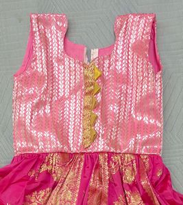 Pink Silk Gown
