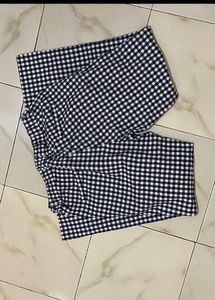 Checkered Flare Pants