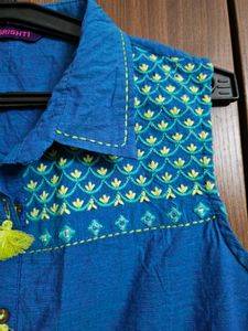 Cotton Embroidered Kurti