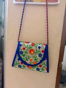 Embroidered Clutch Purse