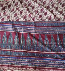 Elegant Floral Print Saree