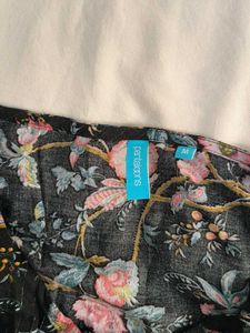 Floral Print Flutter Sleeve Dress