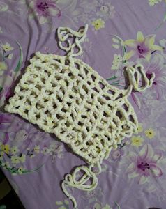 Fluffy Crochet Top