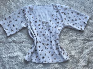 Floral Button-Up Top