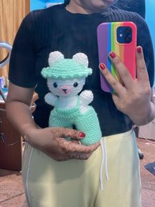 Crocheted Teddy Bear Plush Toy