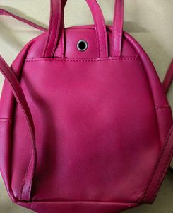 Chic Pink Mini Backpack