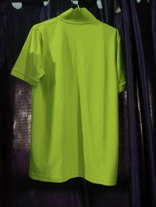 Men's Vibrant Lime Green Polo T-Shirt