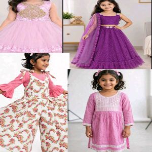Adorable Girls' Ethnic & Western Outfits