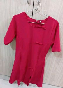 Bow Red Dress
