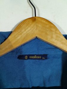 Oxolloxo Branded Blue Top For Women's XL