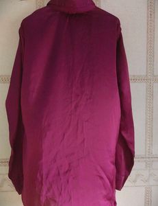Satin Button-Up Shirt