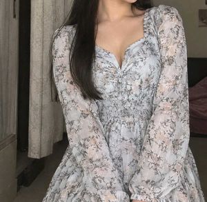 Light Blue Floral Dress