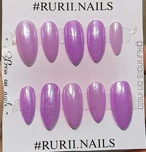 Lavender Press-On Nails