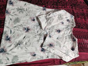 Floral Print Kurta