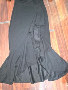 Elegant Black Wrap Dress