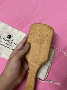 Bamboo Hair Brush and comb combo