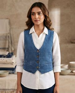 Classic Denim Vest jacket