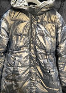 Shiny Black Puffer Jacket
