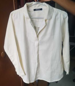 Cream Linen Tunic