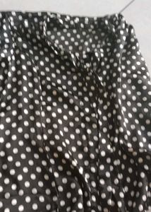 Black and White Polka Dot top