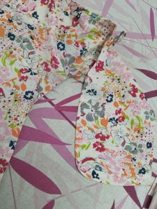 Floral Print Button-Up Top