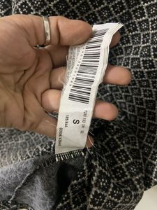 Stradivarius Chic Black &amp; White Patterned Dress