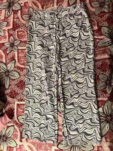 Y2K Purple Swirl Wide Leg Jeans