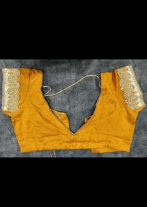 Yellow Embroidered Blouse