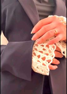 Crochet Wrist Cuffs 🪞🐚🦢🤍