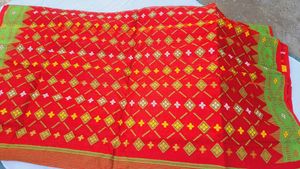 Red Jamdani